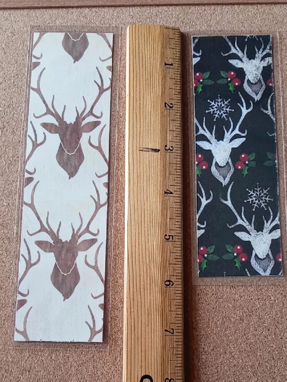 Reversible Christmas Bookmarks💚